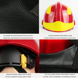 Emergency Rescue Helmet Firefighter Safety Helmets Workplace Fire Protection Hard Hat Protective Anti-impact Heat-resistant