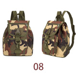 Tactical Backpack Mini Military Rucksack School Camo Backpack for Boys Girls Kids Drawstring Zipper Travel Rucksack Bag