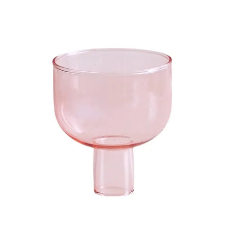 Candle Holder for Pillar Candles Stand Home Decor Colorful Glass Flower Vase Decorative Bottle Jar Storage Bowl Plant Container