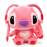 20cm Disney Anime Stitch Plush Stuffed Kawaii Toys TV Same Paragraph Role Pendant Doll Kids Birthday Gifts Couple Models