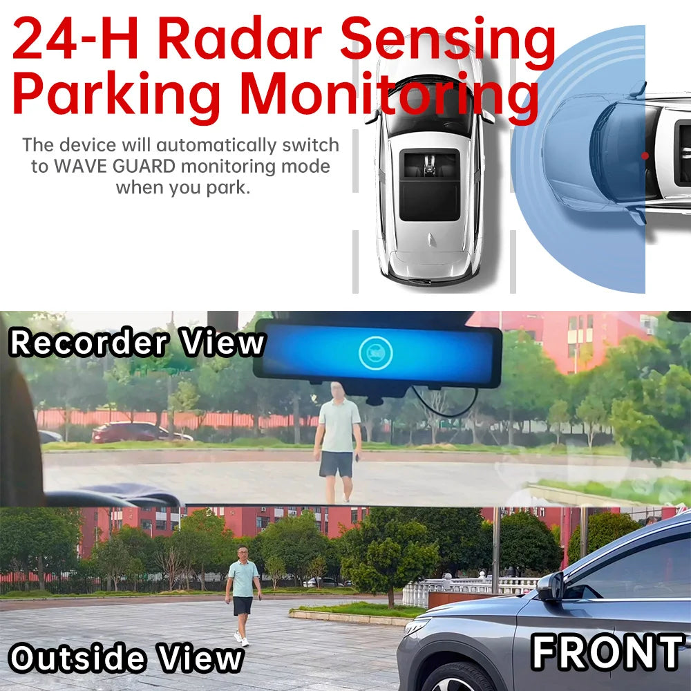 Parking Surveillance Partner for Dash Cam Radar & Hardwire Kit for 24H Parking Monitor in Car Suitable for a Variety of Ccar DVR