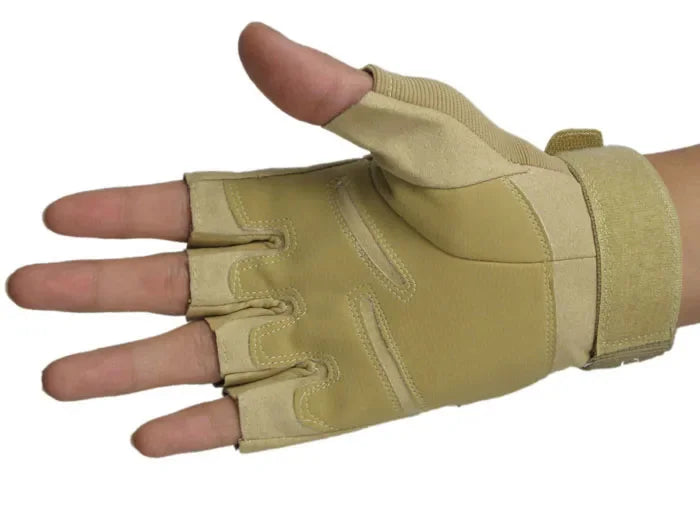 Hell Usa Special Forces Tactical Gloves Slip Outdoor Men Fighting Half- Finger