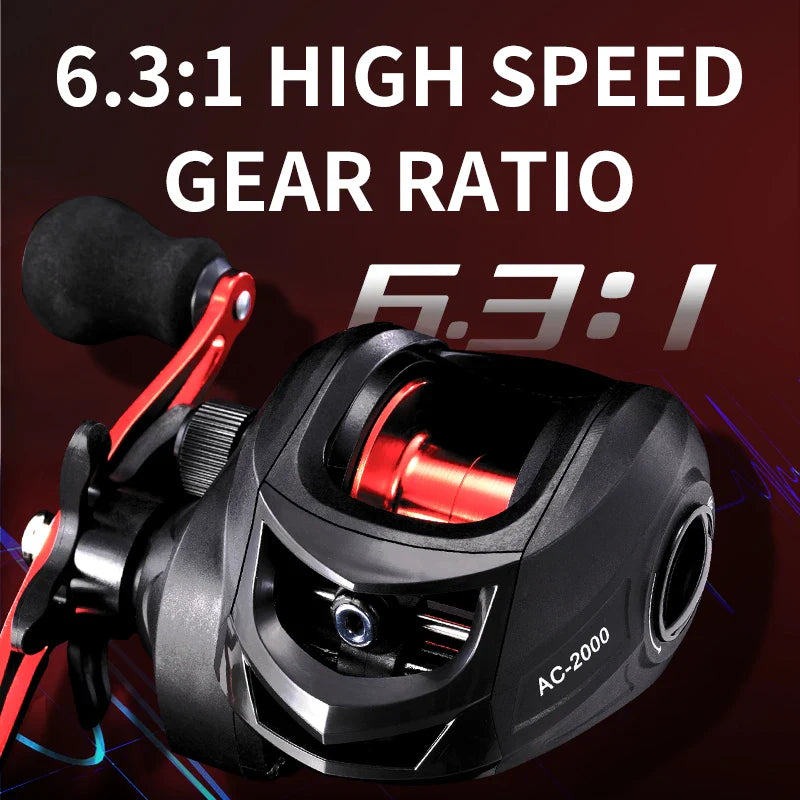 RYOBI RANMI AC2000 Baitcasting Fishing Reel Saltwater Freshwater Lightweight Reels Sports And Entertainment Fishing Tackle