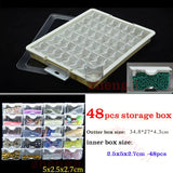 5D Diamond Painting Embroidery Accessories Tool Storage Box Elizabeth Ward Bead Storage Solutions 78pcs Assorted Craft Supply