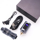 Powerful Wireless Tattoo Pen Set Rocket Mini Rotary Tattoo Machine Kit RCA Jack With Mini LED Tattoo Power Supply Rechargeable