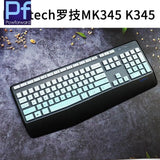 For Logitech Mk345 / Logitech Mk345 Accessories Keyboard Cover Skin Ultra Thin Silicone Keyboard Protector Skin Transparent