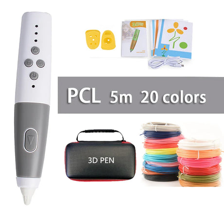 Ultimate 3D Printing Pen Set for Kids - Creative Educational Toys with PCL Filament for Fun and Imaginative Play!