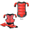 For Height 0.85-1.7M Latka Boy Girl Child Youth Body Protect Vest Armor Kids Motocross Chest Spine Protection Gear Knee guard