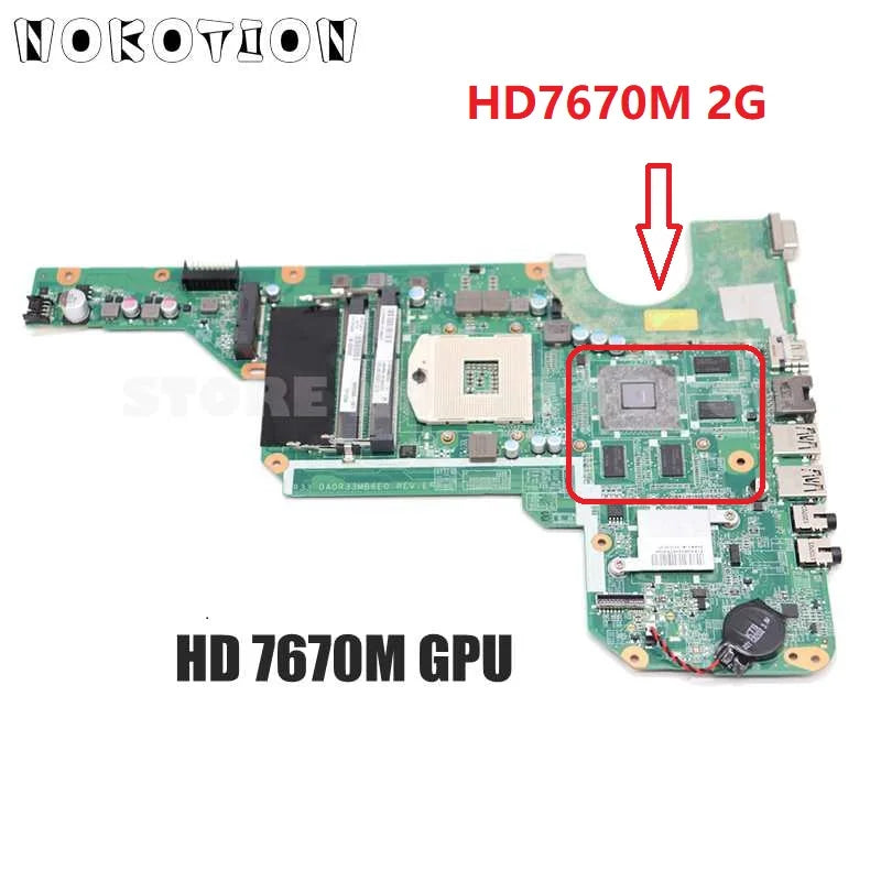 DA0R33MB6F0 DA0R33MB6F1 680569-001 680570-001 680570-501 For HP Pavilion G6 G6-2000 G7 G7-2000 Laptop Motherboard HD7670M