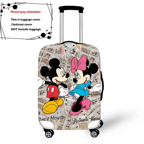 18-32 Inch Mickey Minnie Elastic Luggage Protective Cover Trolley Suitcase Protect Dust Bag Case Travel Accessories