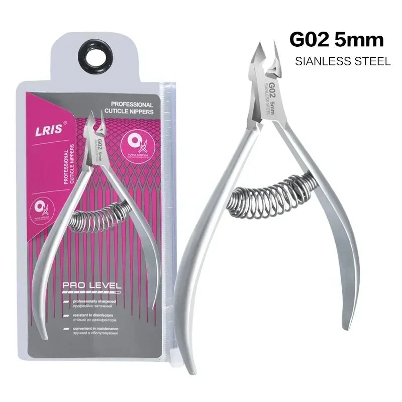 Stainless Steel Nail Art Cutter Scissor Cuticle Clipper Pusher Dead Skin Remover Kit Manicure Pedicure Tools Nails Set