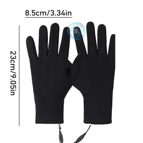 Motorcycles Electric Heated Gloves Polyester Touch screen Thermal Gloves USB Rechargeable Warm Gloves For Motorcycle Accessories