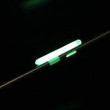 100pcs SS/S/M/L/XL/XXL Fluorescent Light stick 2 in 1 Snap Clip On Fishing Rod Tip Glow Stick Night Fishing Tackle 00074