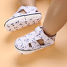 2023Brand NEW 0-18Months Kids Newborn Baby Boys Fashion Summer Soft Crib Shoes First Walker Anti Slip Sandals Shoes Soft Sole