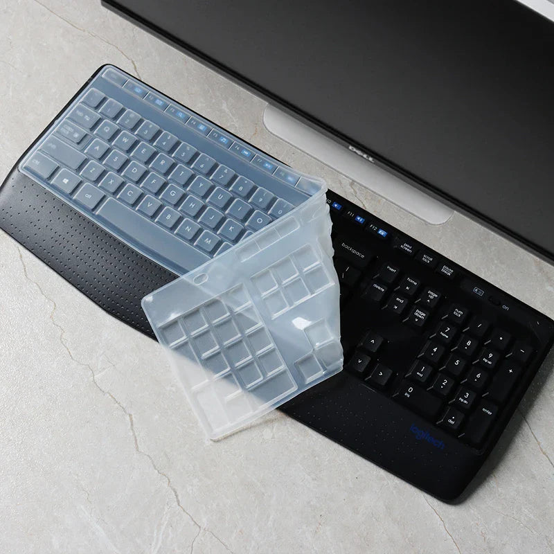 For Logitech Mk345 / Logitech Mk345 Accessories Keyboard Cover Skin Ultra Thin Silicone Keyboard Protector Skin Transparent