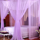 Mosquito Net Canopy 4-Corner Post Student Canopy Bed Size 190 X 210 X 240cm  Bed Tent  Mosquito Net  Canopy Bed Curtains