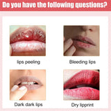 Lips Pink Fresh Whitening Lip Balm Dark Lip Treatment Repair Sexy Pink Lip Essence Moisturize Bleaching Dilute Melanin Lip Care