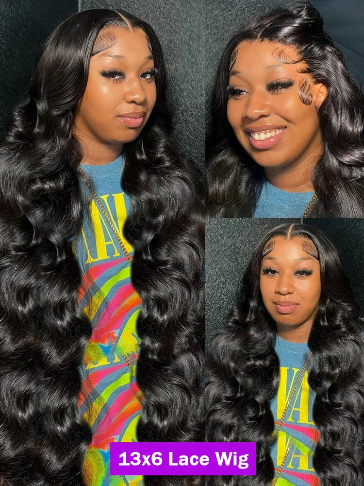 Melodie 13x6 HD Lace Frontal Wig Water Body Wave 13X4 Front Human Hair Wigs Glueless 5X5 Closure 32 Inches 250 Density For Women