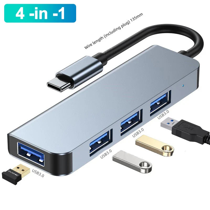 USB C Docking Station USB C Hub Multiple Monitor Adapter with 4K HDMI Monitor Adapter PD SD TF Video Card For Macbook Lenovo etc