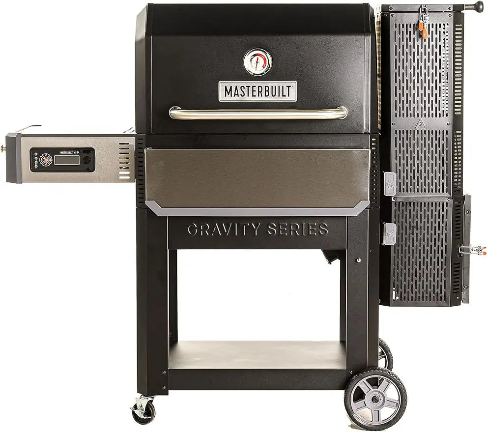 Masterbuilt MB20041220 Gravity Series 1050 Digital Charcoal Grill and Smoker Combo, 1050 sq. in, Black