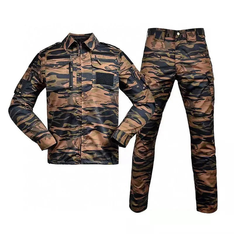 Military Uniform Tactical Combat Suit Camouflage Suit Husband Military Uniforms Men Special Forces Clothing Work Suit Set