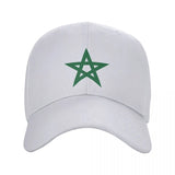 Morocco Flag Baseball Cap UnisexAdult Moroccan Proud Patriotic Adjustable Dad Hat for Men Women Outdoor Sun Hats