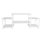 No Tools Assembly TV Stand for TVs up to 40",  tv stand living room furniture, tv cabinet,17.52 x 63.78 x 22.83 Inches