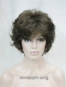 Women Fashion Short Wigs Blonde Brown Black Wig Bob Curly Wigs Real Natural Hair