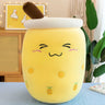 22-70cm Giant Size Bubble Tea Plushies Squishy Milk Tea Boba Pillow Peluche Ice Cream Fruits Juice Drink Bottle Prop Decor Gift