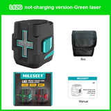 MiLESEEY 2 Lines Laser Level L52R L62 360 Laser Level L6 Green nivel Laser with Battery and Tripod лазерный уровень