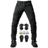 2024 New Motorcycle Black Men Jeans Upgrade Extension Protector Detachable Racing Road Rider Four Seasons Casual Fashion Pants