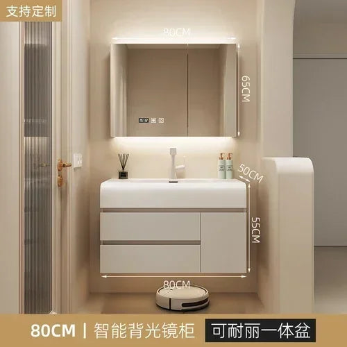 Wall Shelf Sink Bathroom Cabinet Shelfs Accessories Toilet Storage Bathroom Cabinet Locker Unit Mobile Bagno Home Furniture DQ