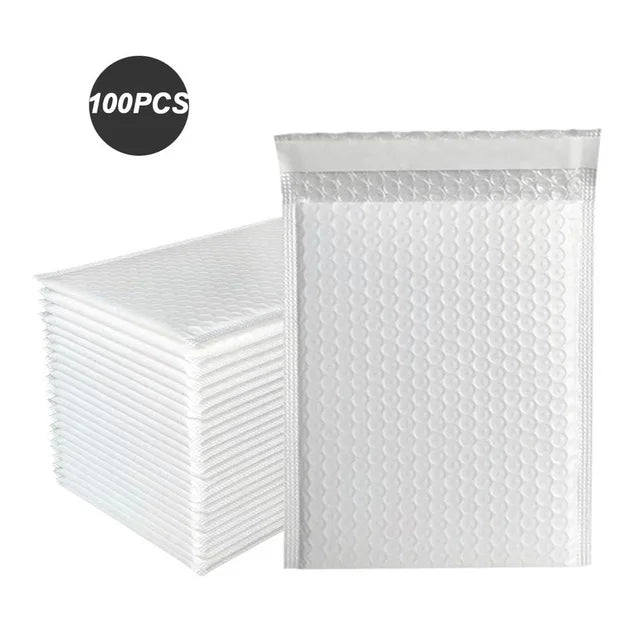 100 Pcs Black Bubble Mailer Bubble Padded Mailing Envelopes Mailer Poly for Packaging Self Seal Shipping Bag Bubble Padding