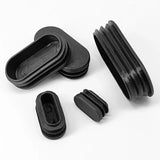 Oval Plastic Blanking End Cap Pipe Inner Plug Dust Cover Ladder Furniture Chair Table Leg Protector Stoelpoten Anti-slip Accesso