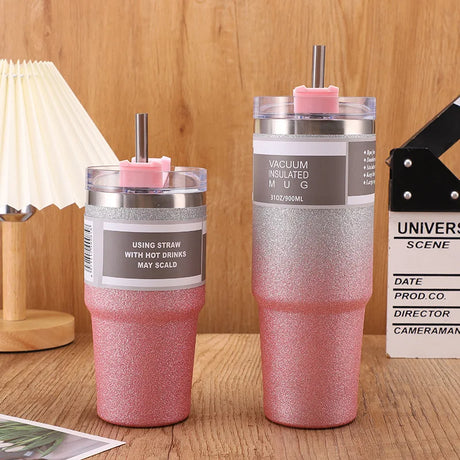 Cold Coffee Cup Heat Preservation Thermos for Coffee to Go Coffeeware Teaware Espresso Cups Drinkware Cup With a Straw Mug Tea