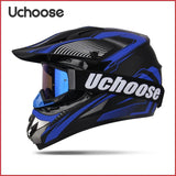 UCHOOSE Motorcycle Helmet Professional Motocross Off Road Helm Children Off-road Casque Capacete De Motocicleta Gift Goggles