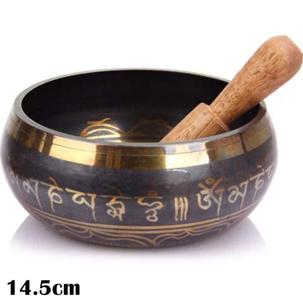 Nepal Tibetan Sound Bowls 7 size Himalayan Buddhist Yoga Meditation Singing Bowl Fengshui