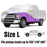 All Season Truck Cover Car Cover for Pickup Truck Against Dust Debris Windproof UV Protection 170T for Ford Raptor F150 F250 GMC