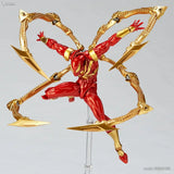 New Kaiyodo Iron Spiderman Ation Figurine Amazing Yamaguchi Animation Figure Pvc Model Collection Toy Gift