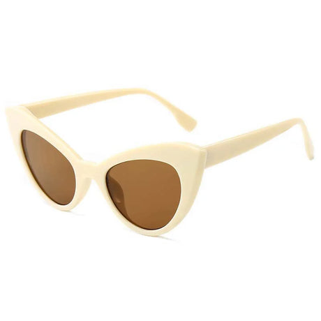 Summer Cat Eyes Sunglasses Small Frame Okulary UV400 Shades Polarized Vintage Eyewear Outfit Beach Sun Protection Sun Glasses