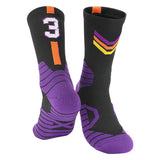 $19.99 5 Pairs Men's Athletic Crew Socks Performance Thick Cushioned Sport Basketball Running Training Compression Sock