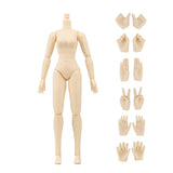 1/6 Doll Body 3 Colors Skin Give 6 Opponents 40 Moveable Joints 21cm Anime Girl Blyth Dolls Body Ob24 Bjd Boy Girl Diy Toys Gift