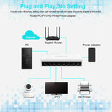 5 8 Port Full 1000Mbps Gigabit Network Switch Ethernet Smart Switcher High Performance RJ45 Hub Internet Splitter