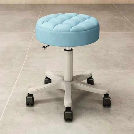 Round Stool Chair for Beauty Salon Barber Shop Adjustable Rotating Lifting With Wheels Beauty Eyelash Stool Chair Furniture