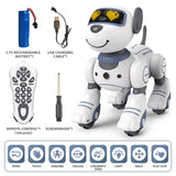 Programming Remote Control Dog Robots Toys Kids Girls Music Dancing Robotic Children Simulation RC Animals Boys Puzzle Smart Pet