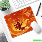 Genshin Impact Desk Mat Gamer Mousepads Mouse Pad Office Desk Pads Anime Cute Small Mousepad Mouse Mats For Computer 20x25cm