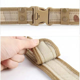 New Plastic Buckle Men Canvas Lengthened Thickened Tactical Belt Wide Edging Outdoor Belt