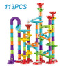 Marble Run Race Track Building Blocks Kids 3D Maze Ball Roll Toy DIY Educational Marble Run Race Coaster Set For Children Gifts