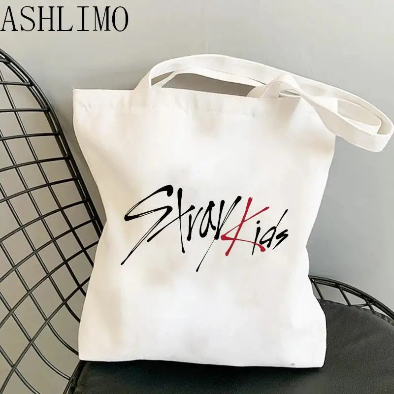 ATEEZ Say My Name Kpop Korean Style Cartoon Women Shopping Bags Girls Fashion Casual Pacakge Hand Bag Female Shoulder Bag