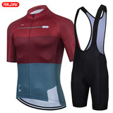 2024 Road Bike Jersey Set Men's Cycling Clothing Summer MTB Team Clothes Short Sleeve Uniform Triathlon Skinsuit Ropa De Hombre